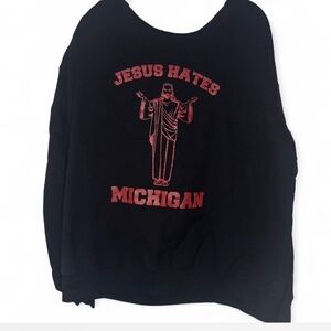 Ohio State off the shoulder sweatshirt